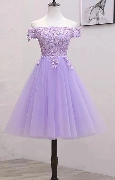OKBBN beautiful lace and sheer off shoulder sleeveless decals Homecoming Dresses