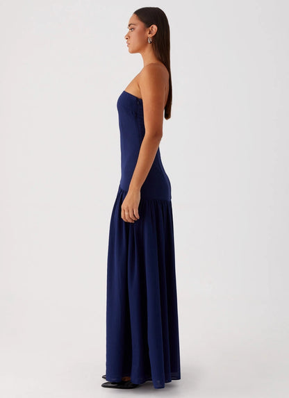 OKBBN charming front slit chic lining tight fitting body slimming off shoulder Prom Dresses