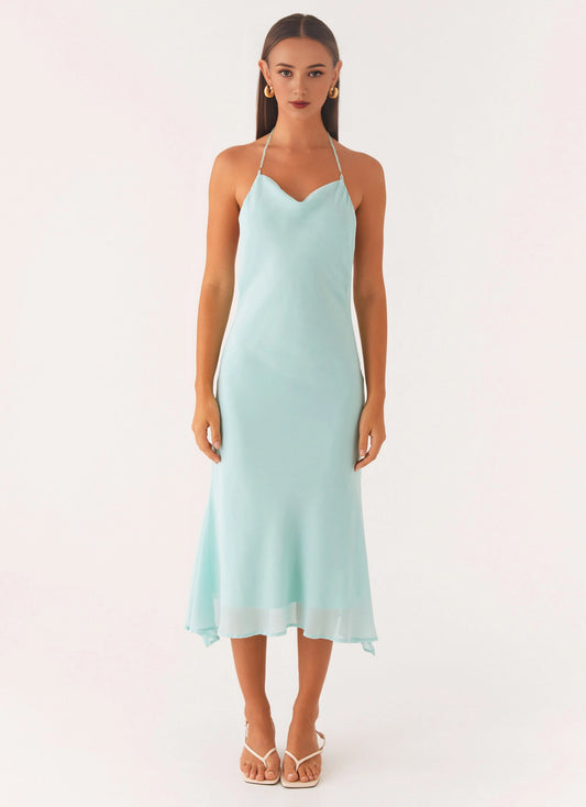 OKBBN elegant and charming front wrap, low hanging back, fully lined Prom Dresses