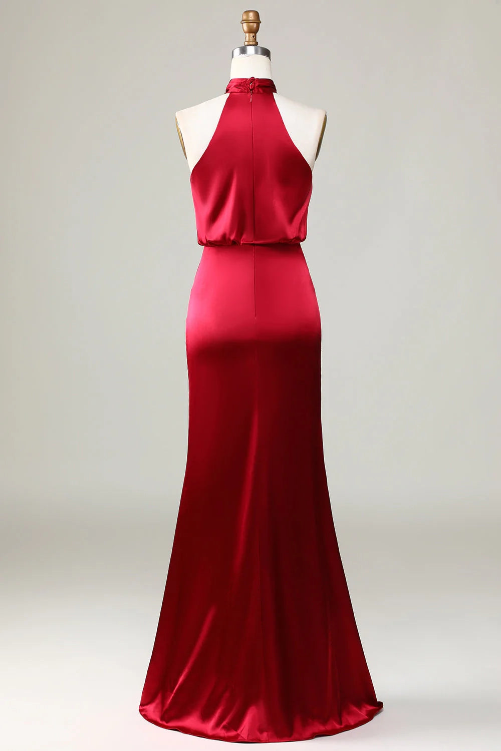 OKBBN elegant and charming mermaid backless sleeveless Bridesmaid Dresses