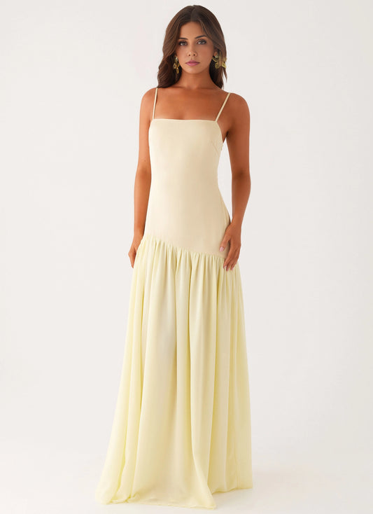 OKBBN elegant and natural square neckline fully lined Homecoming Dresses