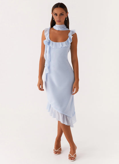 OKBBN elegant and romantic ruffle collar with flowing decoration Prom Dresses