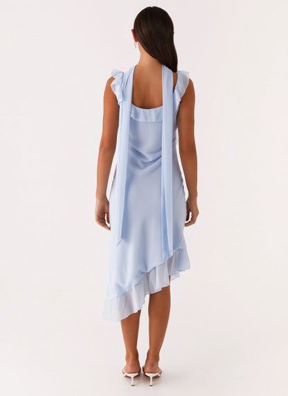 OKBBN elegant and romantic ruffle collar with flowing decoration Prom Dresses