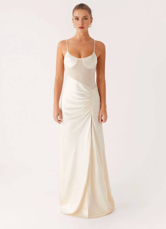OKBBN elegant heart-shaped neckline with front pleats, tight corset, Homecoming Dresses