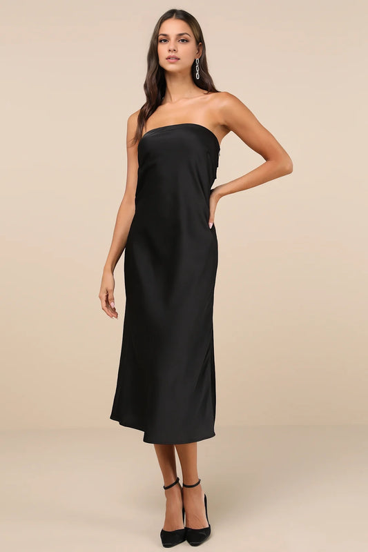 OKBBN elegant satin off shoulder hooded mid length Homecoming Dresses