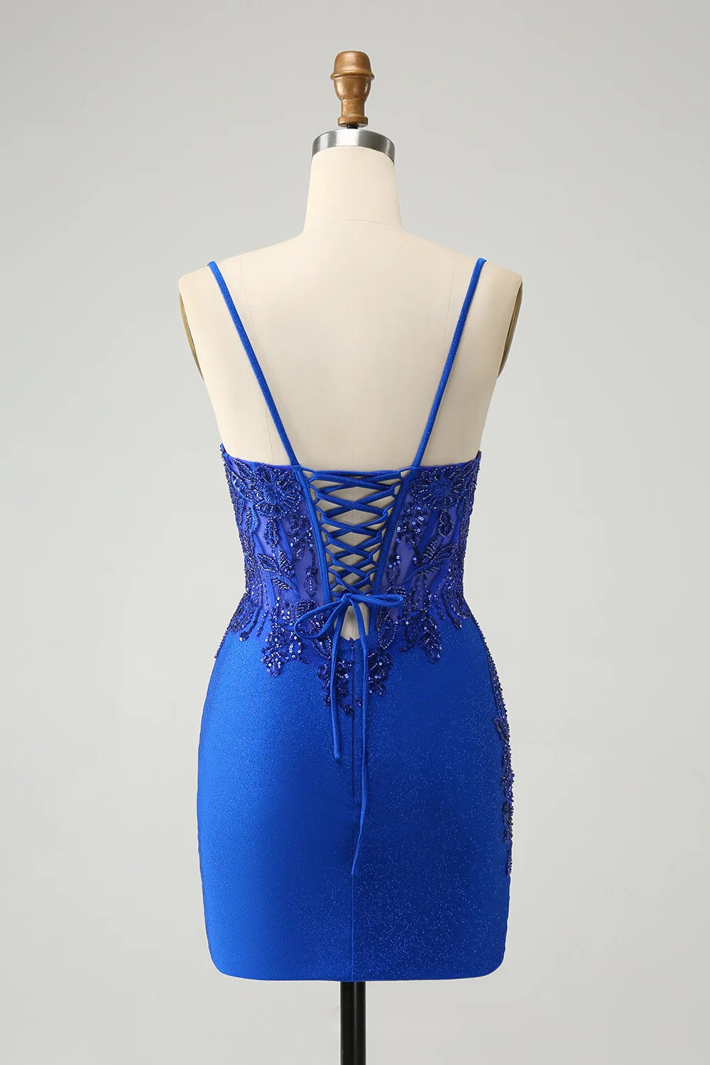 OKBBN elegant shiny tight corset beaded short Homecoming Dresses