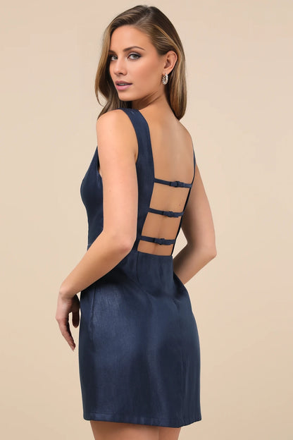 OKBBN elegant sleeveless backless mini shorts Homecoming Dresses