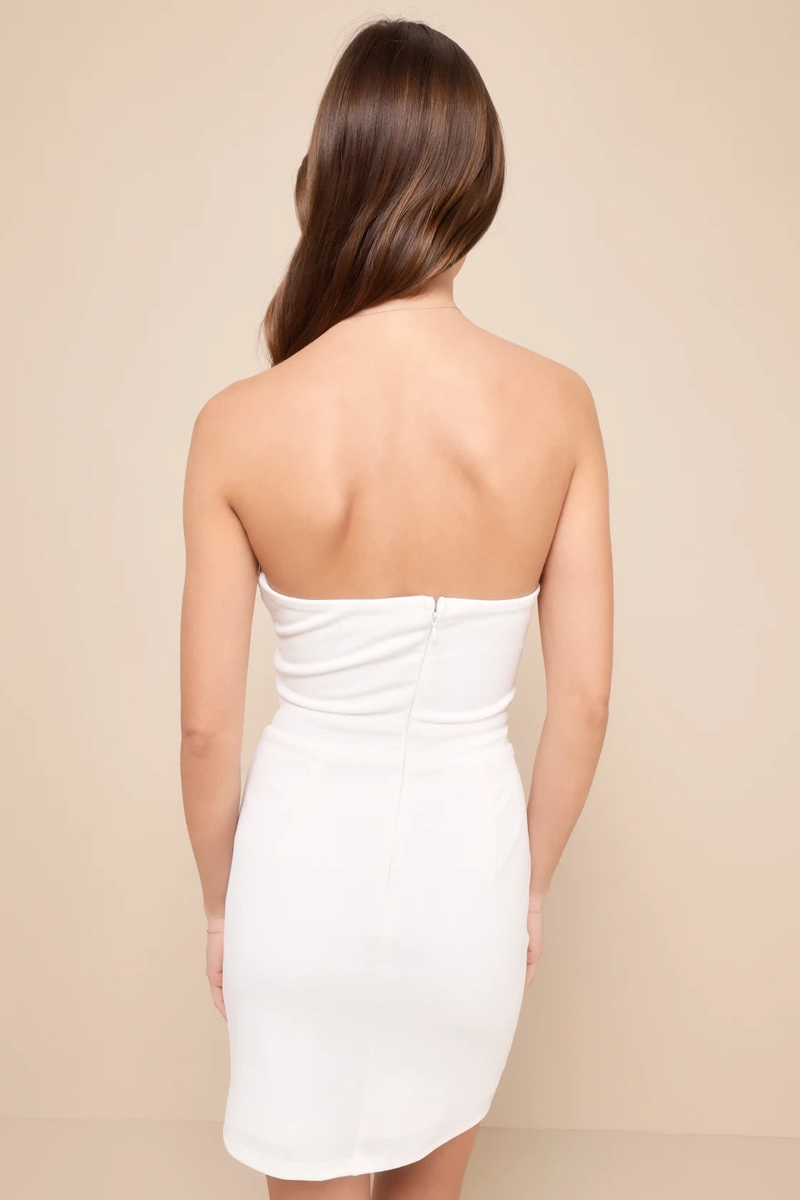 OKBBN hollow butterfly condensation shoulder mini crepe woven off shoulder chicken heart collar Homecoming Dresses