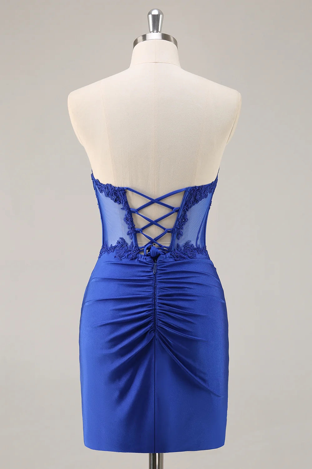 OKBBN off shoulder tight corset with pleated sequins, short and tight Homecoming Dresses