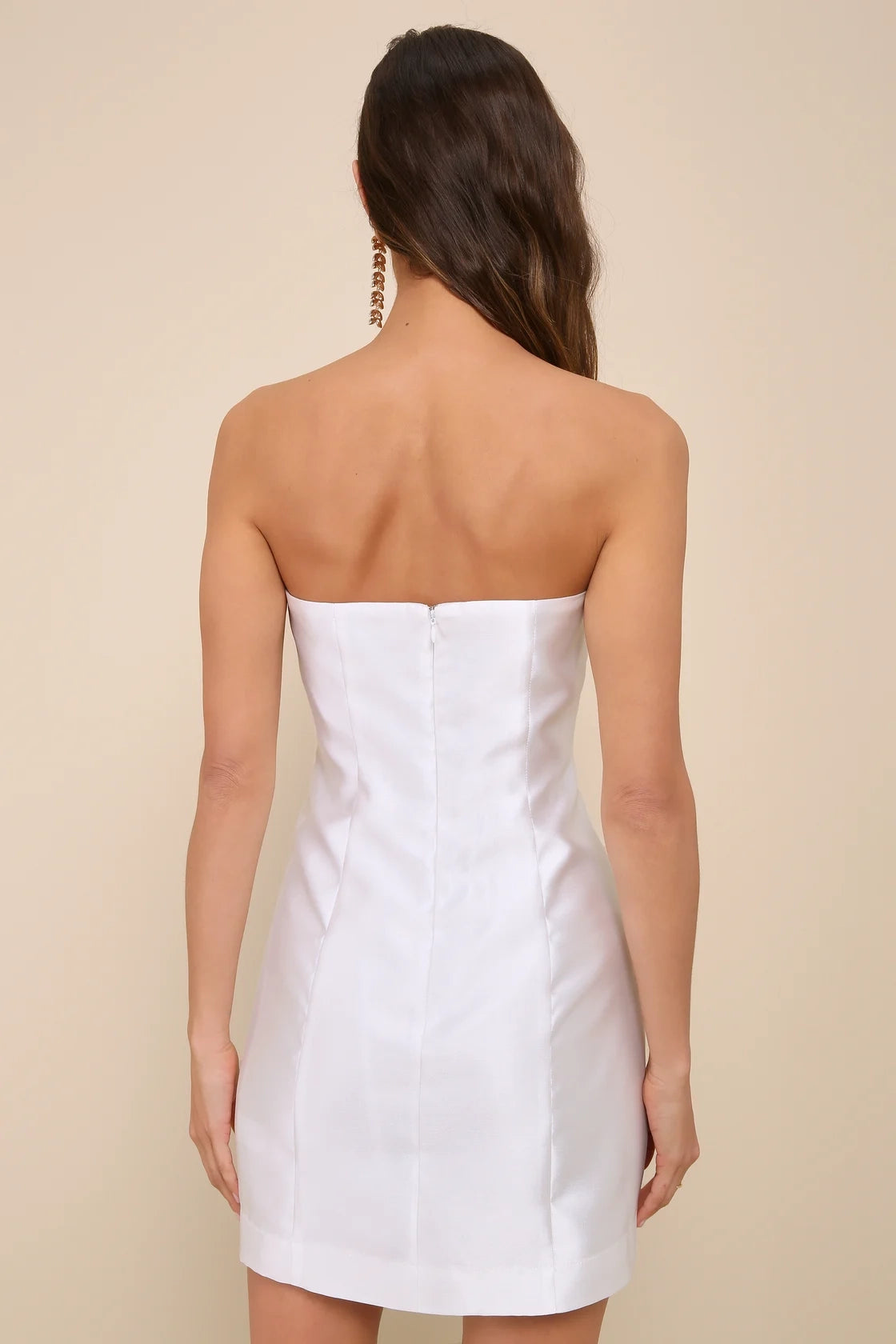 OKBBN plain weave open shoulder tight corset straight collar floral decal slim fit Homecoming Dresses