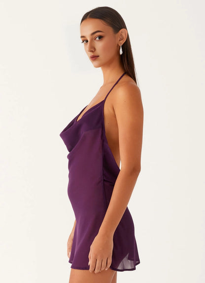 OKBBN sexy bold chic front low neckline, back low neckline and slim neck strap Prom Dresses