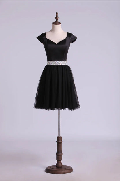 Sexy and elegant off the shoulder hockey dress with beaded shorts