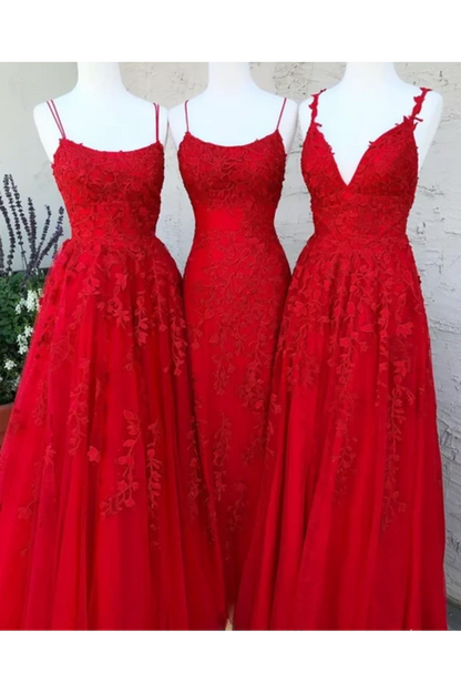 Large spaghetti strap floor mop ball dress with embellishments long evening dress