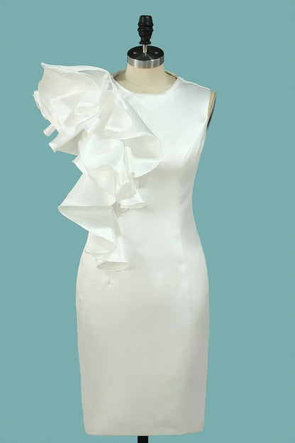Elegant and noble short mini sleeved dress