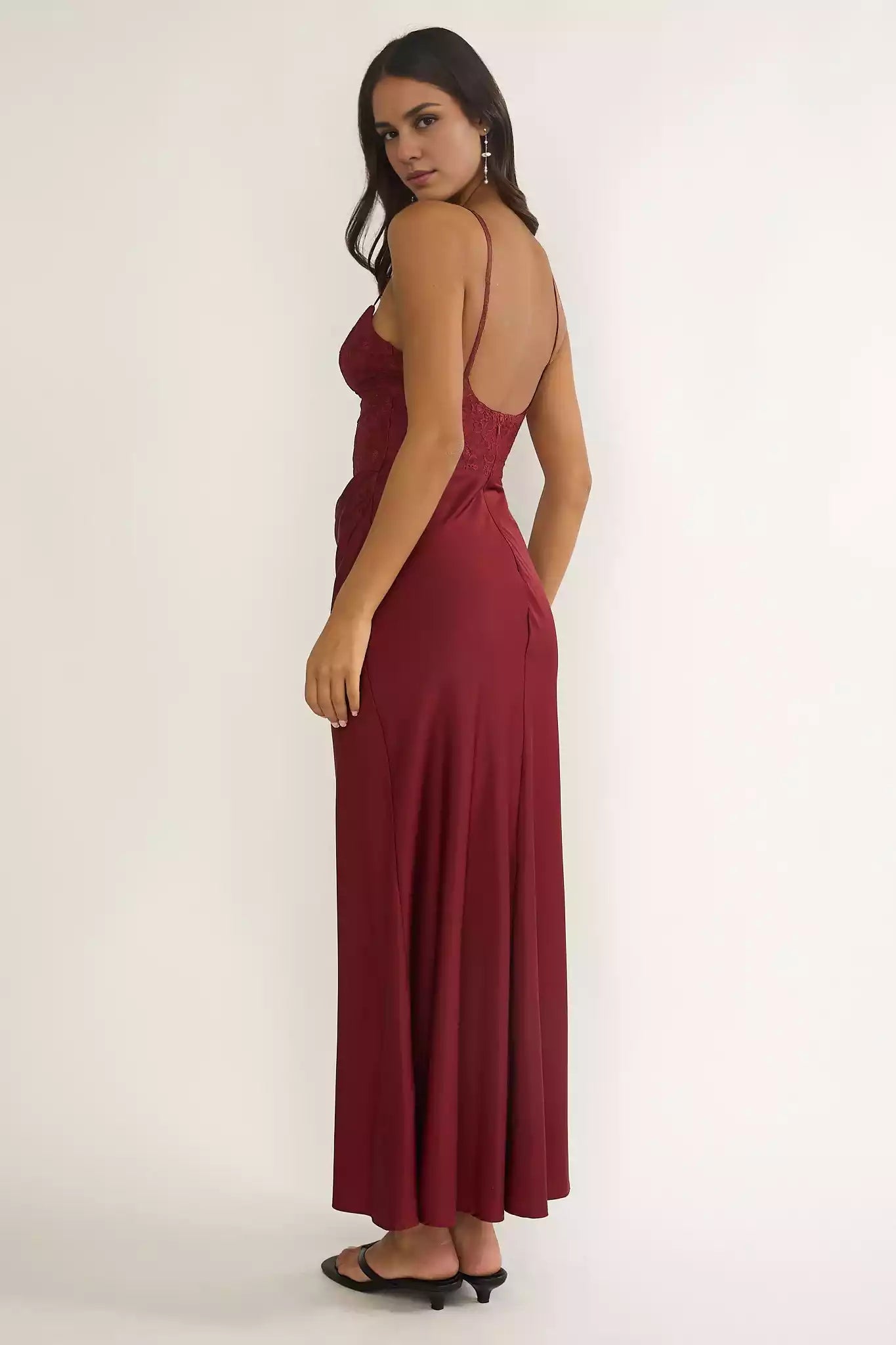 Stunning Embroidered Tight corset with Adjustable Shoulder Straps Hanging Down at Waist Bridesmaid Dresses