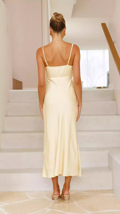 Stunning classic silhouette asymmetrical neckline invisible zipper button closure Prom Dresses