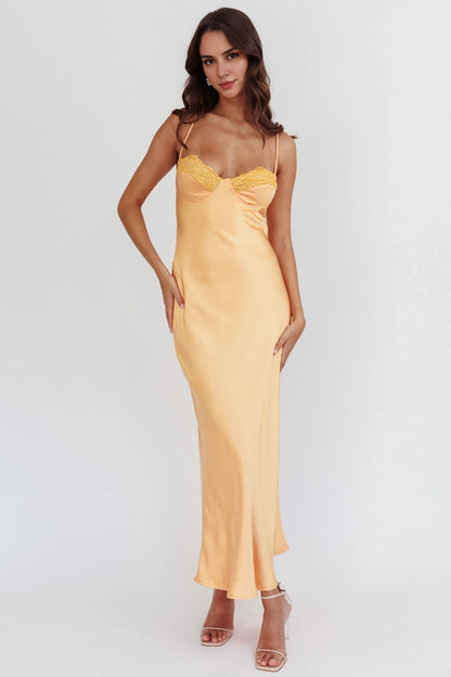 Stunning debut of ultra long adjustable spaghetti straps, slim straps, invisible zipper bridesmaid dress