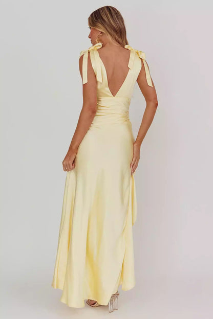 Stunning high and low hem waist design with shoulder straps and side zippers Prom Dresses