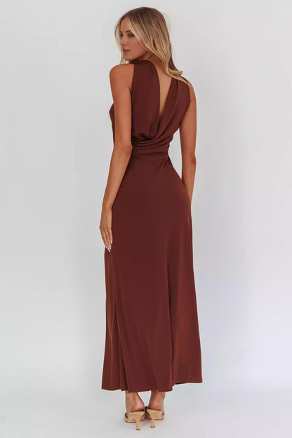 Stunning reverse neck lining with padded chest adjustable shoulder straps Prom Dresses