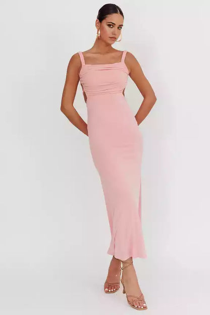 Super popular pleated padding, elastic shoulder strap, back strap, invisible zipper Prom Dresses