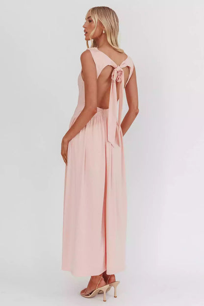 The eye-catching high neck sleeveless back hollow design is paired with a zip up Prom Dresses with a lace up back