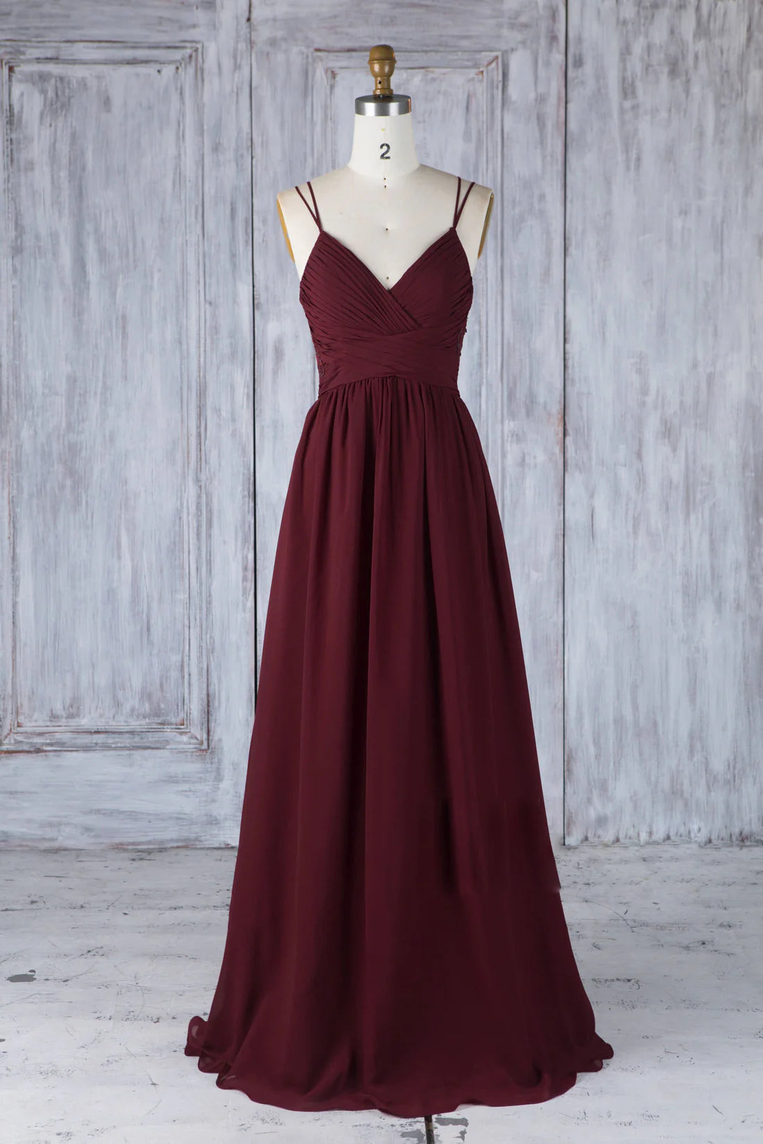 Tulle lace long prom dress burgundy lace Evening dress