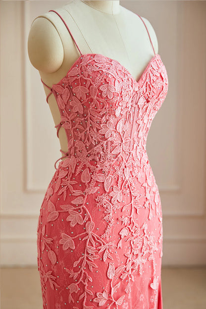 Sexy Mermaid Ball Oblique Back Evening Dress Long Formal Dress