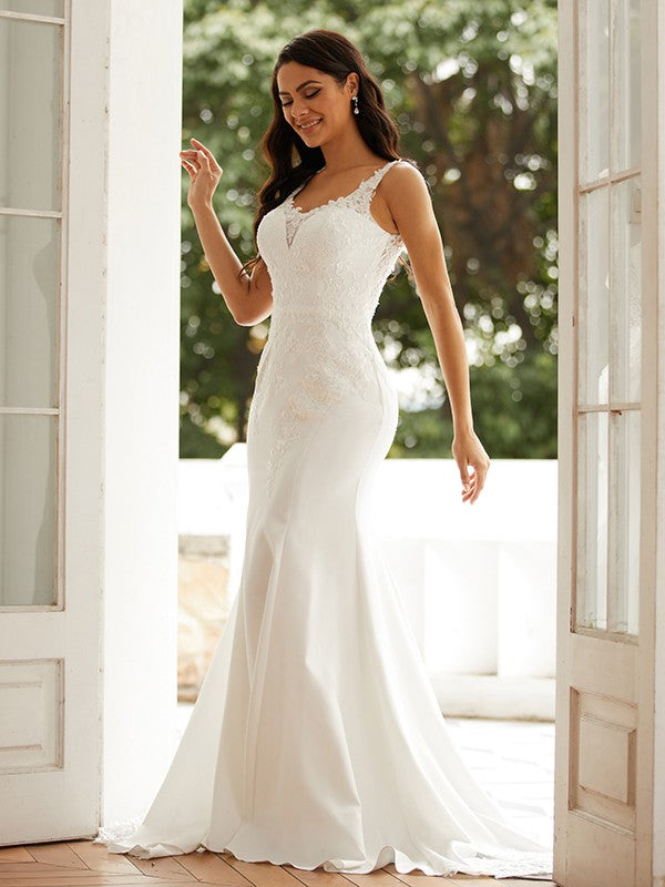 Skirt stand up collar elastic lace shoulder strap sleeveless palace style skirt wedding dress