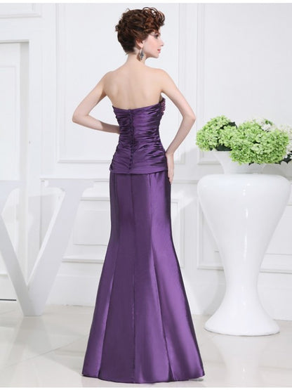Mermaid beaded sleeveless taffeta bridal mother outfit