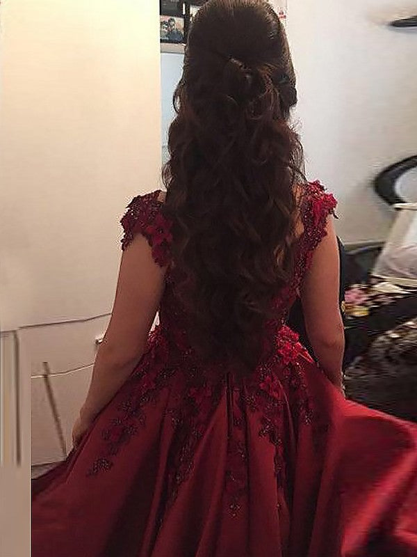Sexy and Elegant Off the Shoulder Sleeveless Satin Dress