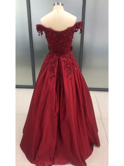 Sexy and Elegant Off the Shoulder Sleeveless Satin Dress