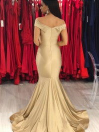 Horn shaped mermaid shaped sexy sleeveless off shoulder dress with ruffled edges spandex dress
