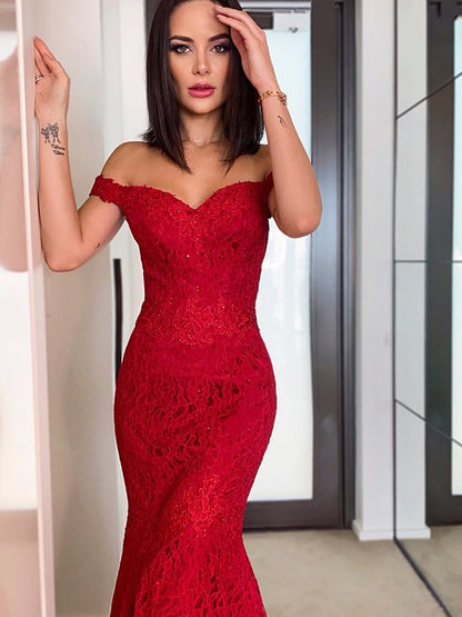 Slim fit mermaid sexy one shoulder court dress sleeveless dress