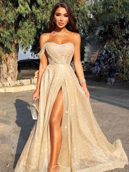 A-line princess dress sexy and elegant sleeveless party and cocktail dress