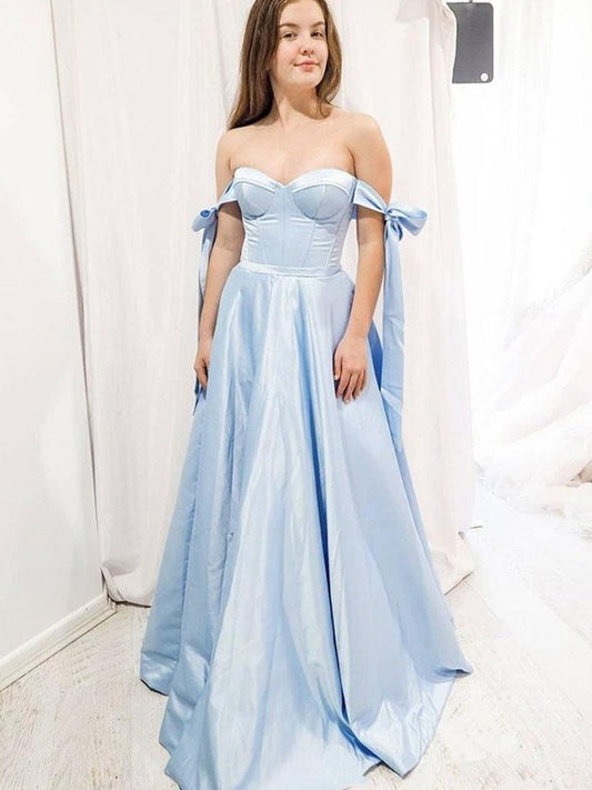A-line noble princess satin ruffled edge sweet sleeveless brush train skirt