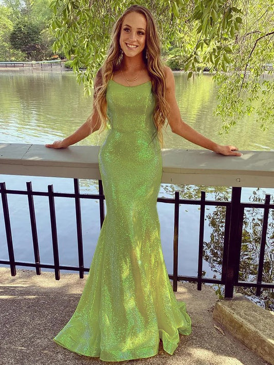 Pillar sequin spaghetti shoulder strap sleeveless brush skirt