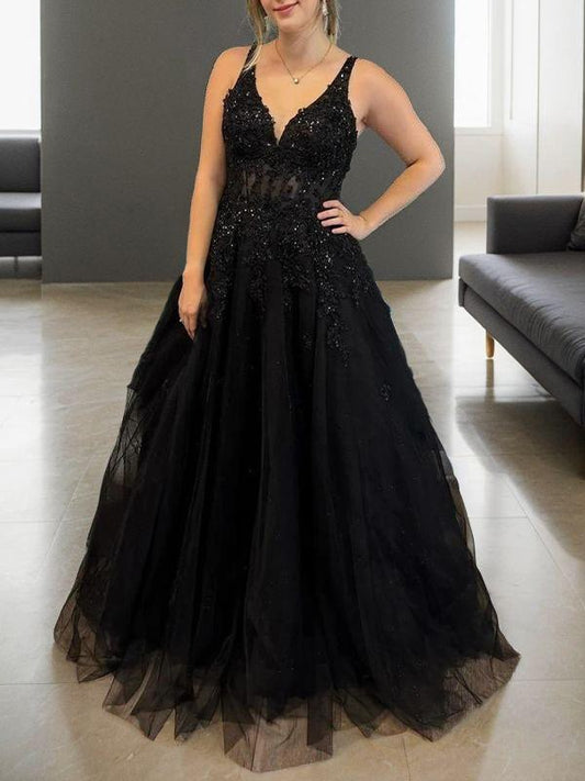 A-line skirt princess flower V-neck sleeveless sexy strapless bra