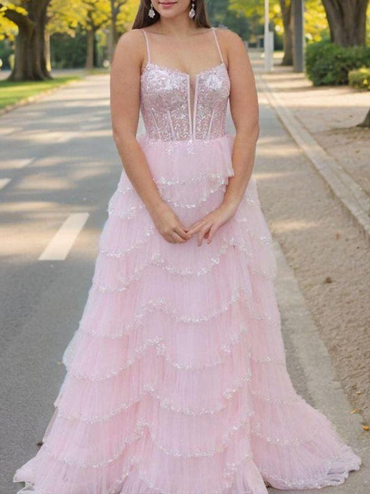 A-line skirt princess chiffon sticker spaghetti shoulder strap sleeveless bra
