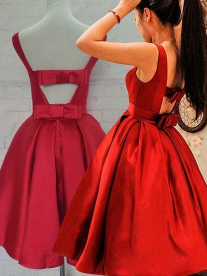 A-line Princess Sleeveless Suspended Dress with Ribbon Belt, Satin Shorts, Mini Skirt