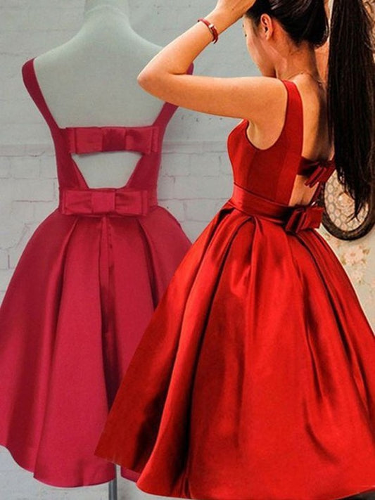 A-line Princess Sleeveless Suspended Dress with Ribbon Belt, Satin Shorts, Mini Skirt